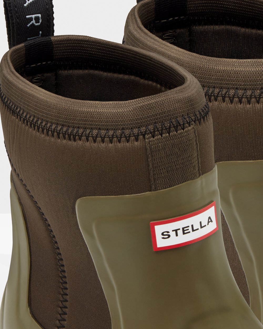 Men Hunter Stella Mccartney X | Chelsea Boots Olive | NZ-13796-FWLT